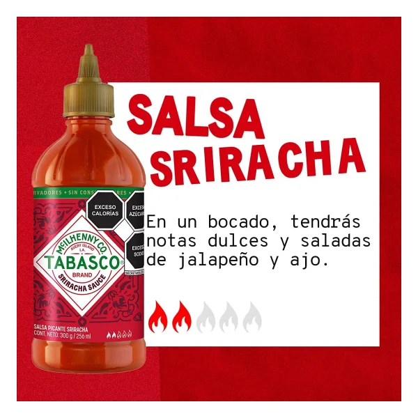 Tabasco Sriracha Acı Biber Sosu 300 Gr - Görsel 3