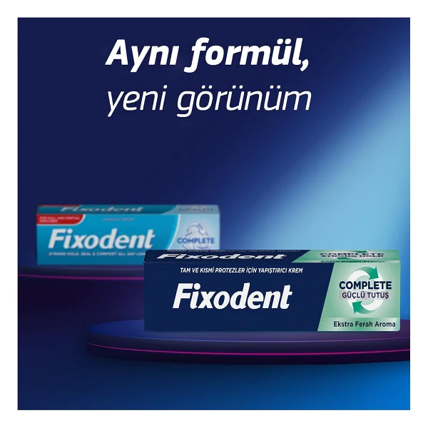 Fixodent Complete Ferah 47 Gr Protez Diş Yapıştırıcı - Görsel 3