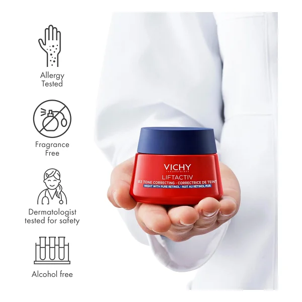 Vichy Liftactiv B3 Ton Eşitleyici Retinol İçeren Gece Kremi 50 Ml - Görsel 6