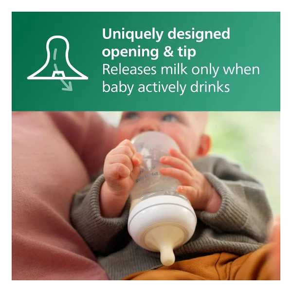 Philips Avent SCY933/01 Natural Response 240 ml Cam Biberon - Görsel 5
