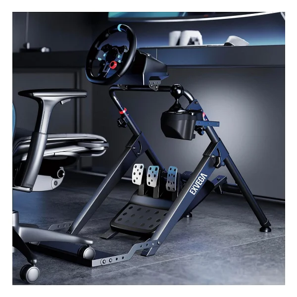 Exvega Katlanabilir SIM Racing Yarış Simülatörü Kokpiti Sr03 - Görsel 2