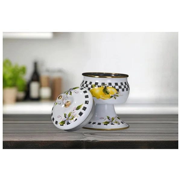 PR Home Lemon Ayaklı Emaye Şekerlik - Görsel 2