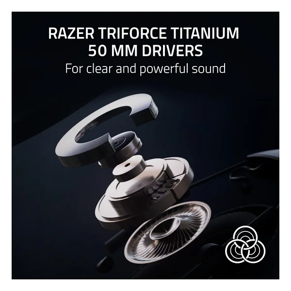 Razer Blackshark V2 Hyperspeed Rz04-04960100-R3m1 Siyah Type-C Kablolu/Kablosuz Kulak Üstü Oyuncu Kulaklığı - Görsel 3