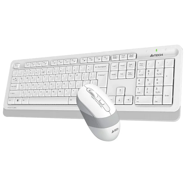 A4 Tech Fg1010 Beyaz Q Kablosuz Klavye Mouse Seti - Görsel 3