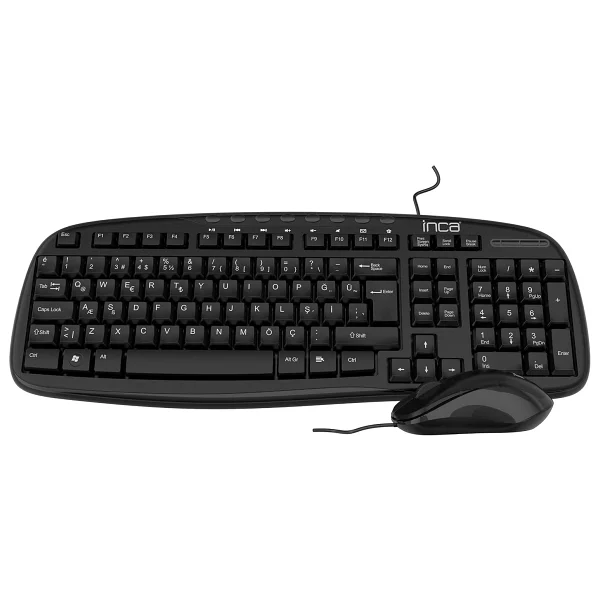 Inca IMK-384U Kablolu Klavye Mouse Seti - Görsel 6
