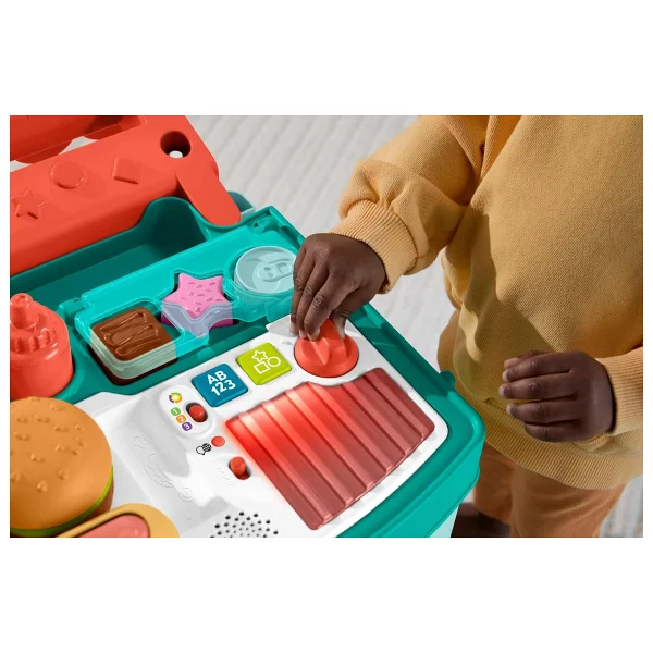 Fisher Price 4'ü 1 Arada Işıklı Eğlen Ve Öğren Alışveriş Sepeti Yürüteç Jlm95 - Görsel 3