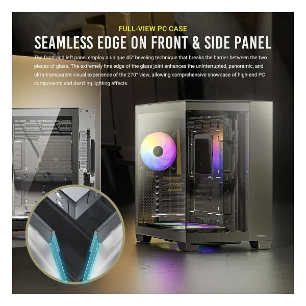 Antec C8 ARGB Fanlı E-ATX Oyuncu Kasası - Görsel 2