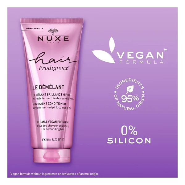 Nuxe Hair Prodigieux High Shine Le Demelant Yüksek Parlaklık Saç Kremi 200 Ml - Görsel 5