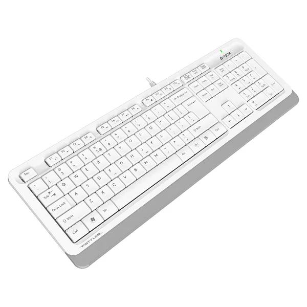 A4 Tech Fstyler Fk10 Beyaz Q Kablolu Klavye - Görsel 2