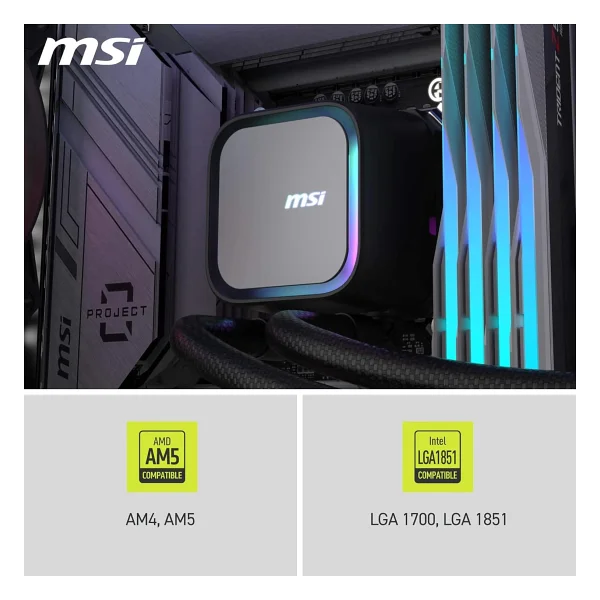 Msı Mag Coreliquid A13 360 Mm İşlemci Sıvı Soğutucu - Görsel 7
