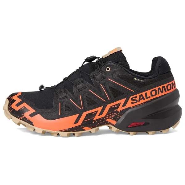 Salomon Speedcross 6 Gore-Tex L47879500 Siyah-Turuncu Erkek Koşu Ayakkabısı - Görsel 4