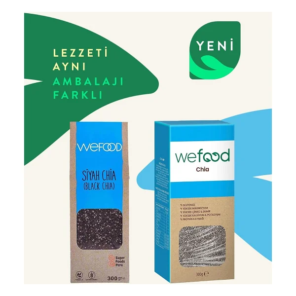 Wefood Glutensiz Siyah Chia 400 Gr - Görsel 3