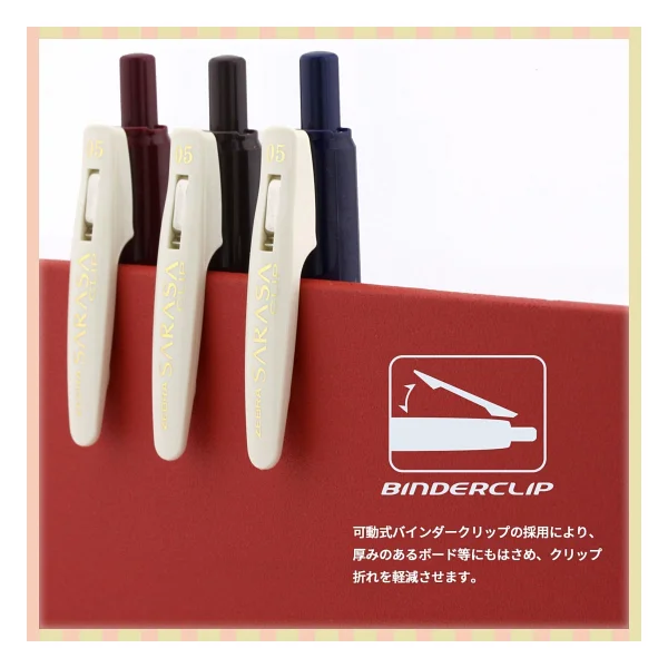 ZEBRA Sarasa Clip Vintage Seri 1 Set 0,5MM 5 Li Pet - Görsel 6