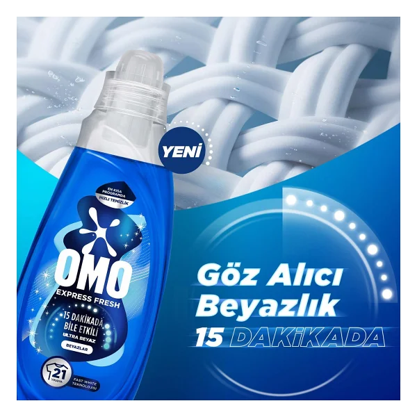 Omo Express Fresh Sıvı Deterjan 840 ml - Görsel 4