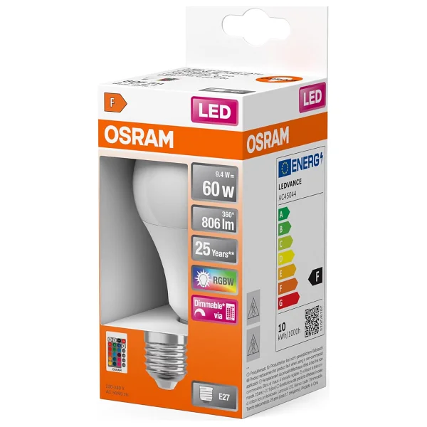 Osram 9 W-60 W E27 RGB Kumandalı LED Ampul - Görsel 3