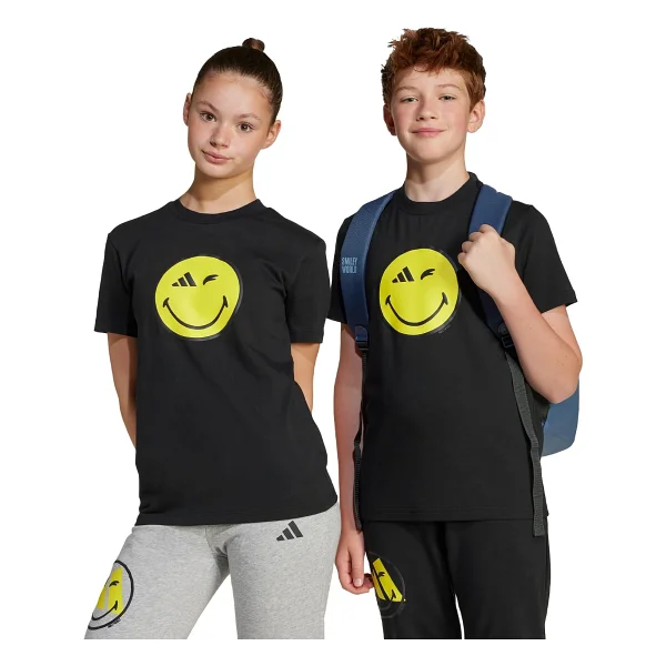 Adidas X Smileyworld Graphics Kısa Kollu Bisiklet Yaka Çocuk Tişört - Görsel 10