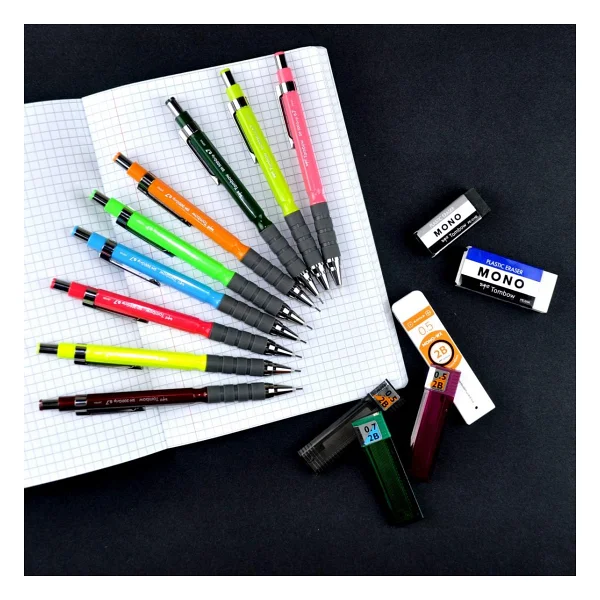 Tombow Sh-300 Grip Siyah 0.7 Mm Versatil Uçlu Kalem - Görsel 5