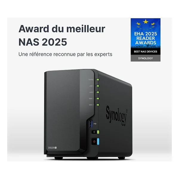 Synology DS225 Plus Nas Depolama Ünitesi - Görsel 2