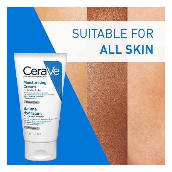 Cerave Moisturising Cream 50 ml Nemlendirici Krem - Görsel 9
