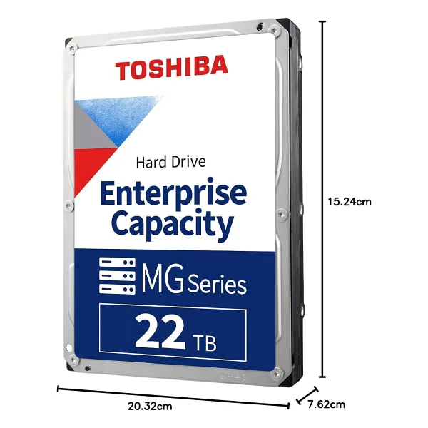 Toshiba MG10 22TB 7200RPM 512MB SATA3 MG10AFA22TE Enterprise HDD - Görsel 7