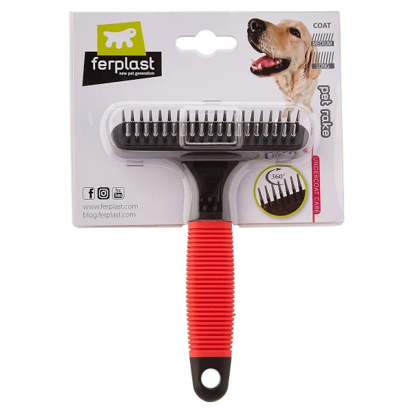 Ferplast Gro 5874 Kıtık Açıcı Çift Sıra Tırmık Tarak - Görsel 3