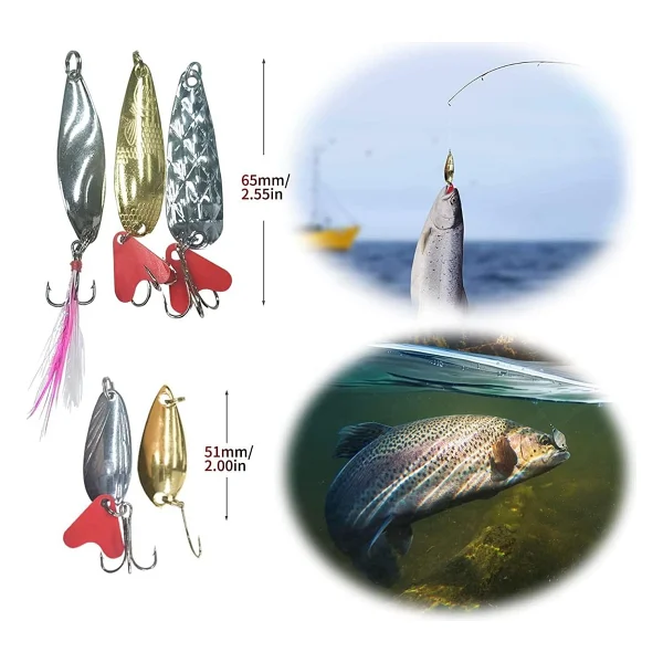 Valkyrie 78 Parça Rapala Jig Sahte Olta Yem Ve Aksesuar Seti Tatlı Ve Tuzlu Su Uyumlu - Görsel 7