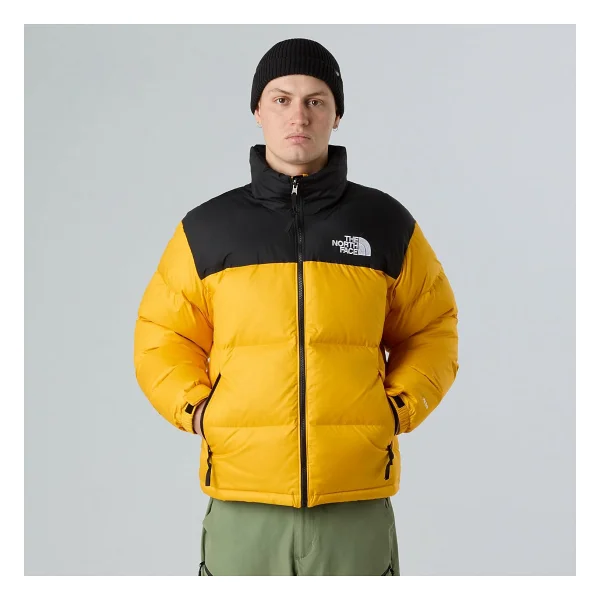 The North Face 1996 Retro Nuptse NF0A3C8DZU31 Kaz Tüyü Sarı Erkek Şişme Mont - Görsel 2