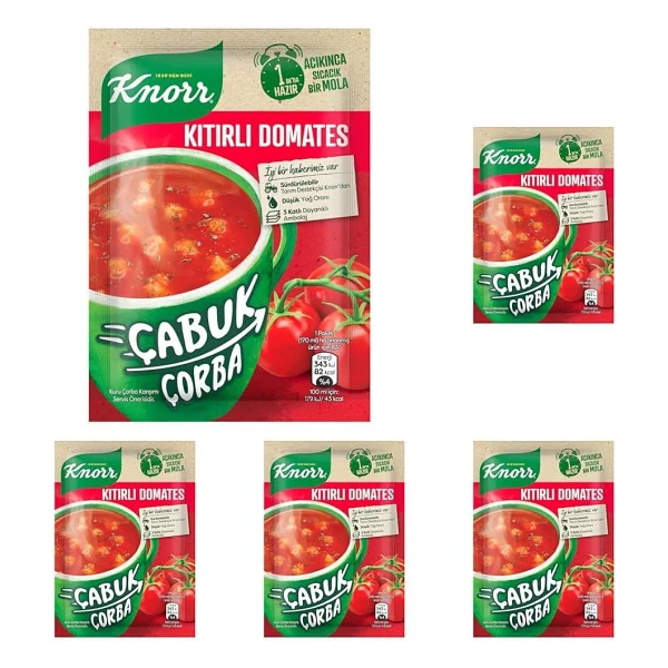 Knorr Kıtırlı Domates Çabuk Çorba 22 gr - Görsel 8