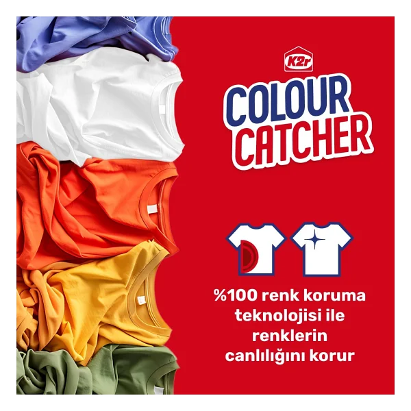 K2r Colour Catcher Renk Koruyucu Mendil 22'li - Görsel 2