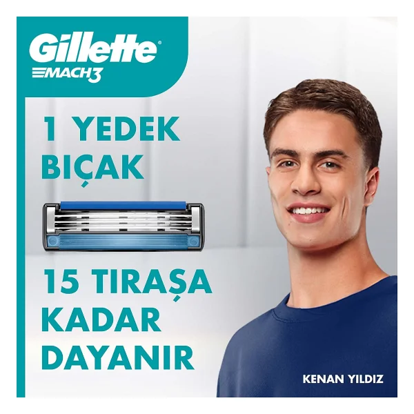 Gillette Mach3 4'lü Yedek Tıraş Bıçağı - Görsel 3