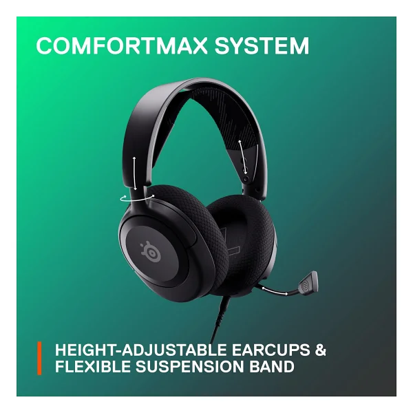 Steelseries Arctis Nova 1 Kablolu Kulak Üstü Oyuncu Kulaklığı - Görsel 9