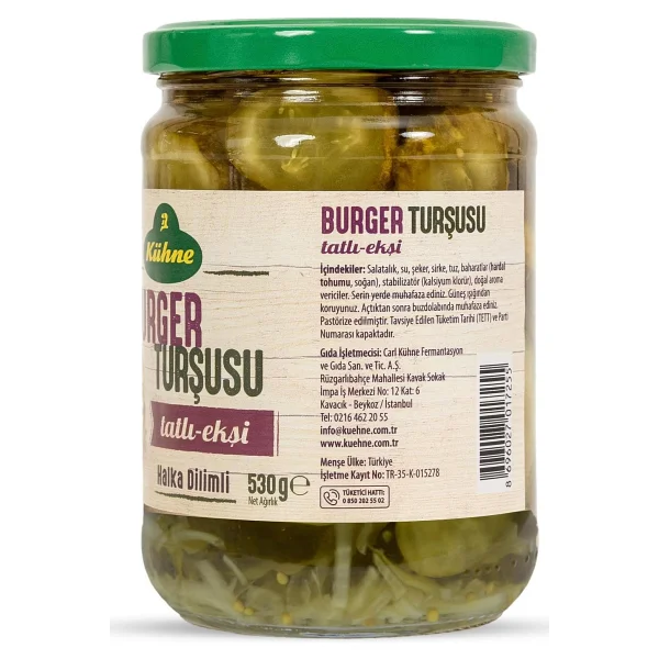 Kühne Burger Turşusu 530 Gr - Görsel 2