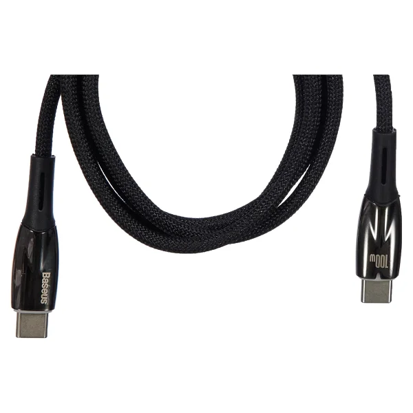 Baseus Glimmer Series 100 W 1 M Type-C To Type-C Hızlı Şarj Kablosu - Görsel 4