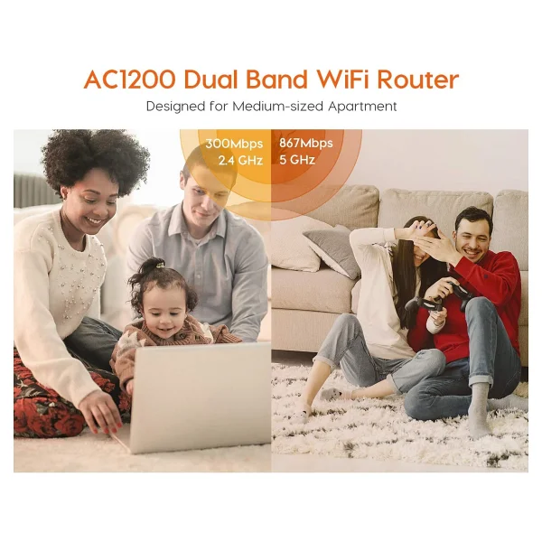 Tenda Ac5 V3 4 Port 1200 Mbps Router - Görsel 5