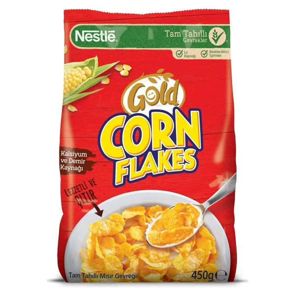 Nestle Gold Corn Flakes Mısır Gevreği 650 Gr - Görsel 8