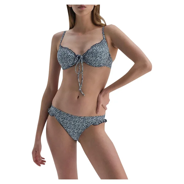 Dagi Kadın 4 cm Bikini Alt, Örme, Marin, 34 - Görsel 3