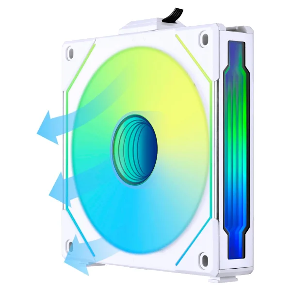 Lian Li Uni Fan Sl-Infinity Reverse Beyaz 12 Cm Argb Kasa Fanı - Görsel 6