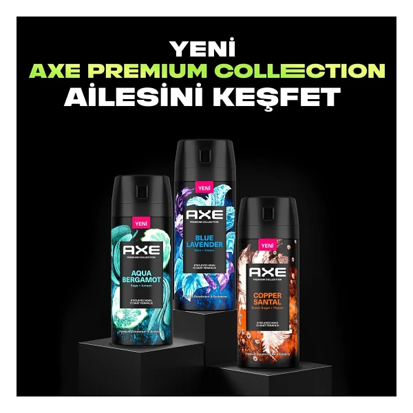 Axe Premium Collection Aqua Bergamot 150 Ml Erkek Deodorant - Görsel 8