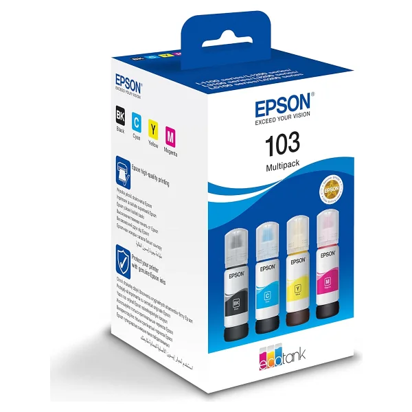 Epson C13t03v64a T101 4 Renkli Set Kartuş Mürekkebi - Görsel 2