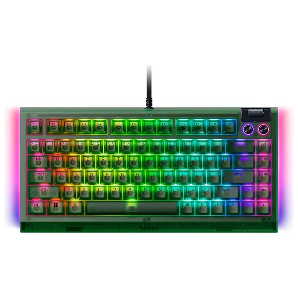 Razer Blackwidow V4 %75 Phantom Edition Us Layout Yeşil RGB Tkl Tactile Switch Kablolu Mekanik Oyuncu Klavyesi - Görsel 8