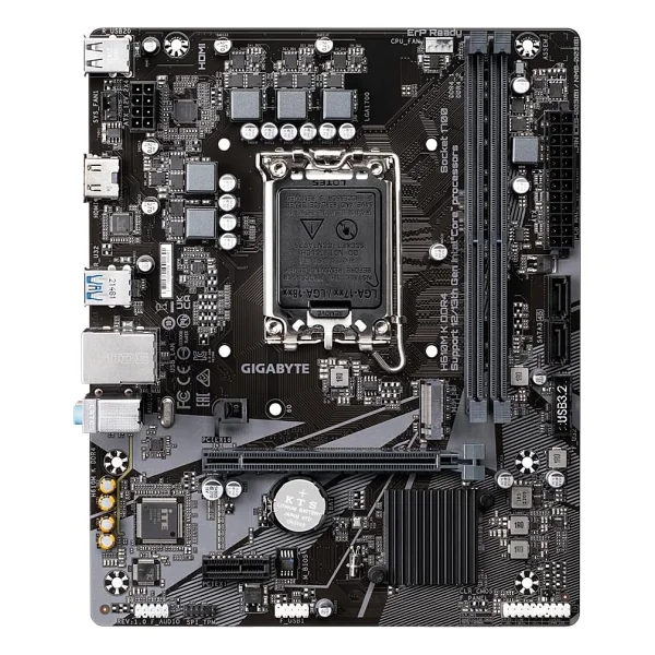 Gigabyte H610M-K 2xDDR4 HDMI 1xM.2 1xGLAN 1700P Anakart - Görsel 2