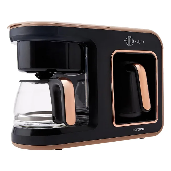 Karaca Hatır Plus 2 in 1 Rosie Brown Filtre Kahve Makinesi