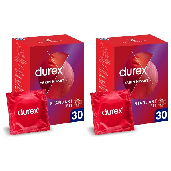 Durex Yakın Hisset Standart Fit 30'lu Prezervatif - Görsel 9