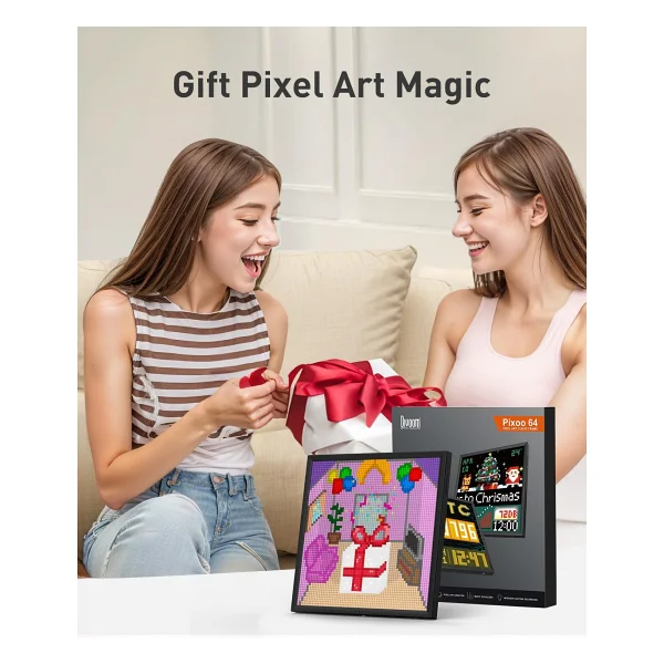 Divoom Pixoo 64x64 Piksel LED Fotoğraf Çerçevesi - Görsel 7