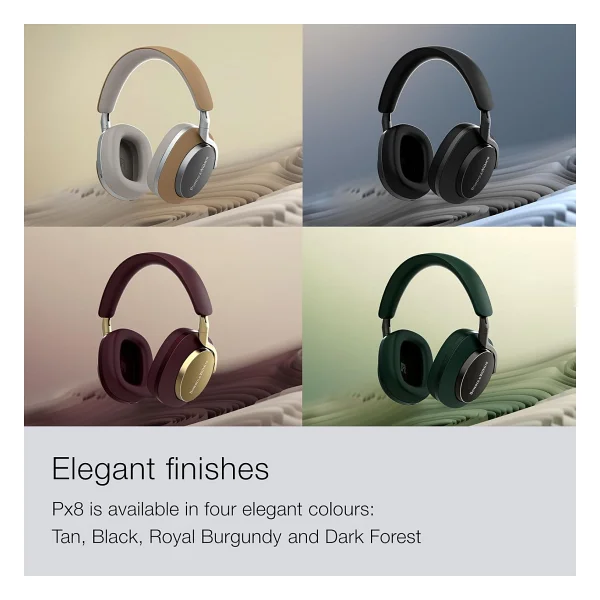 Bowers & Wilkins Px8 ANC Siyah Kulak Üstü Bluetooth Kulaklık - Görsel 6