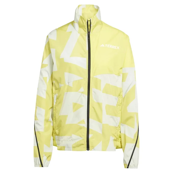 adidas Kadın W MT P WIND J Spor Üst Giyim/Rüzgarlık DSHGRY/WHITE XS - Görsel 5