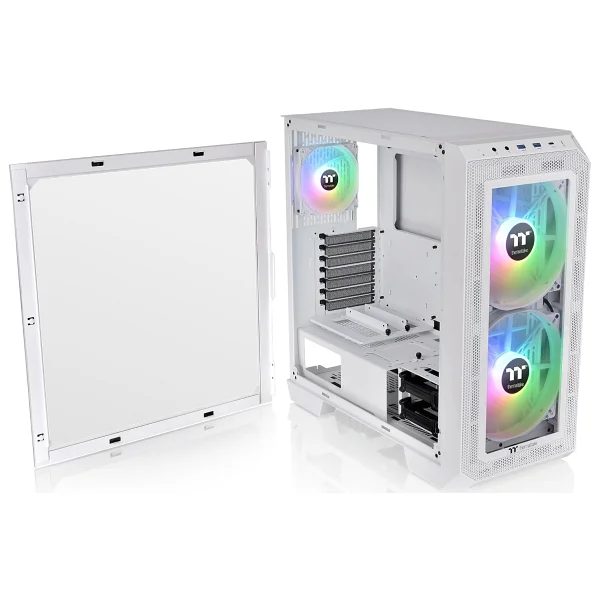 Thermaltake View 300 Mx Ca-1p6-00m6wn-00 Argb Fanlı Beyaz E-Atx Oyuncu Kasası - Görsel 3