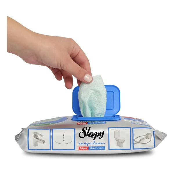 Sleepy Easy Clean Süper Kireç Sökücü Temizlik Havlusu 30 Yaprak - Görsel 6