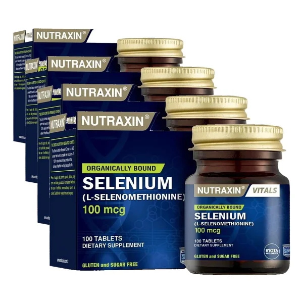 Nutraxin Selenium 100 mcg 100 Tablet - Görsel 4