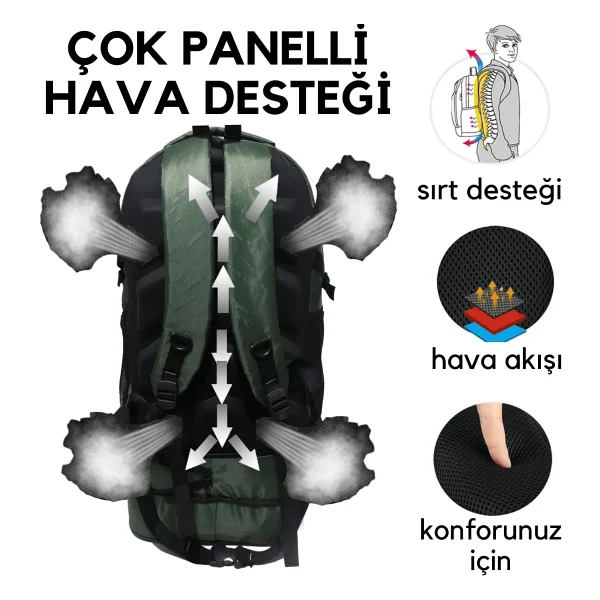 Baggor 90 Lt Dağcı Kamp Çantası - Görsel 4